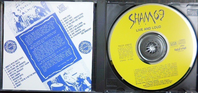 画像3: CD★ライヴ・アンド・ラウド!!　LIVE AND LOUD!!★シャム69 SHAM 69