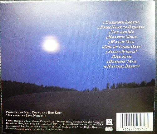 画像2: CD★ハーヴェスト・ムーン Harvest Moon★ニール・ヤング Neil Young