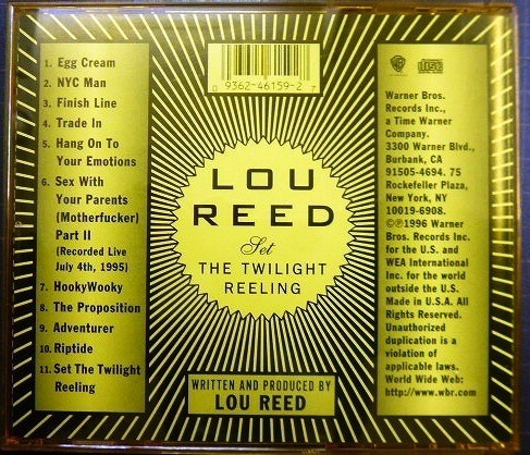 画像2: CD輸入盤★Set the Twilight Reeling★Lou Reed  ルー・リード