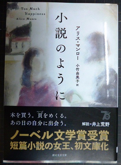 画像1: 小説のように★アリス・マンロー 小竹由美子訳★創元文芸文庫