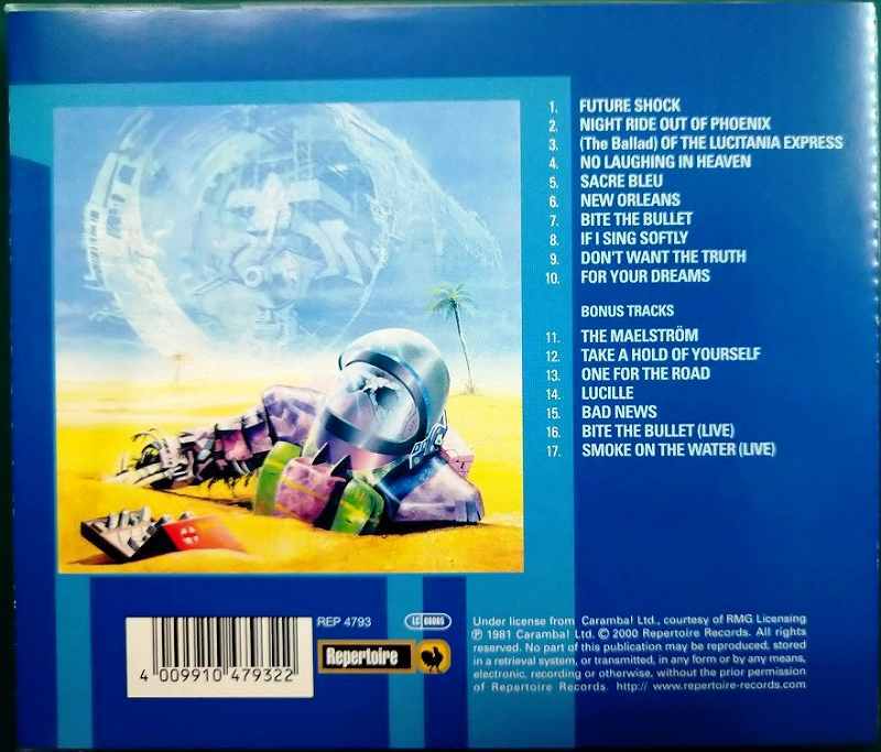 画像2: CD輸入盤★Future Shock★Gillan / Ian Gillanイアン・ギラン★Bonus Tracks7曲