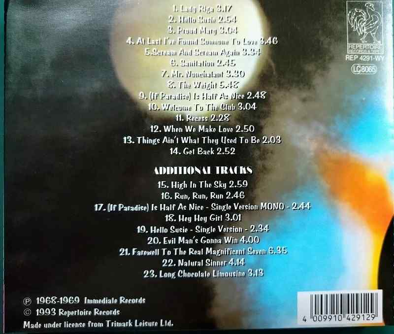画像2: CD輸入盤★Farewell To The Real Magnificent Seven★Amen Corner エーメン・コーナー★Bonus Tracks9曲