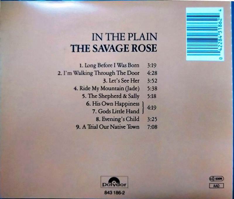 画像2: CD輸入盤★In The Plain★The Savage Rose★サヴェイジ・ローズ デンマーク・プログレ