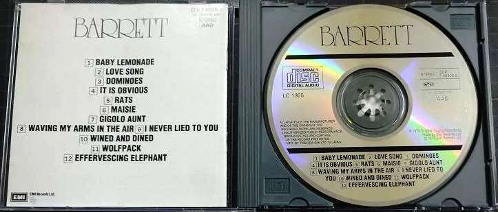 画像3: CD輸入盤★Barrett★Syd Barrett シド・バレット