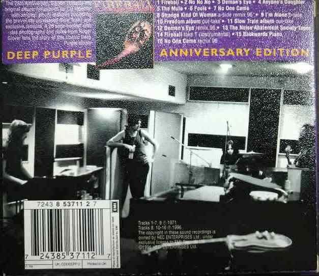 画像2: CD輸入盤★Fireball 25th Anniversary Edition★Deep Purple ディープ・パープル