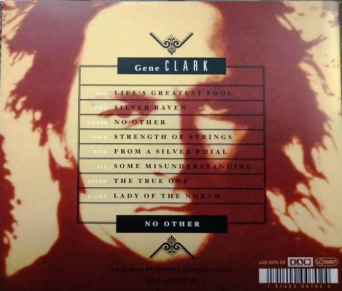 画像2: CD輸入盤★No Other★Gene Clark ジーン・クラーク